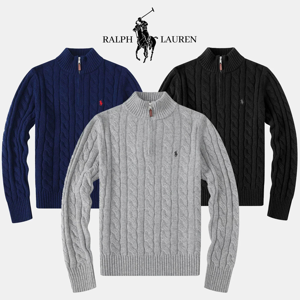 RL Cashmere Cable Sweater (CLEARANCE)