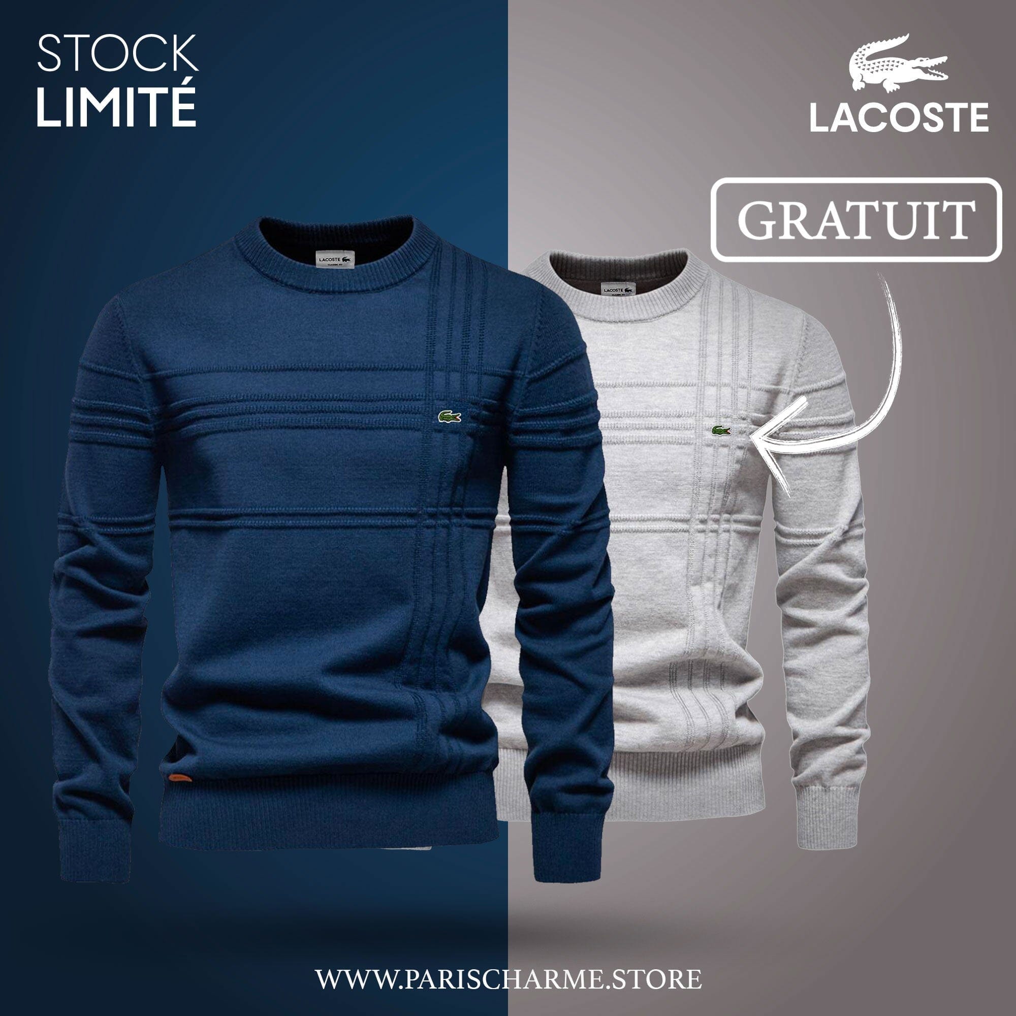 LC™ 1+1 Textured Men's Sweater (CLEARANCE)